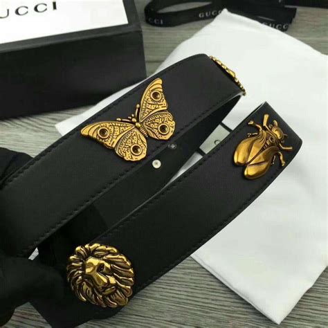 gucci butterfly belt replica|gucci belt second copy.